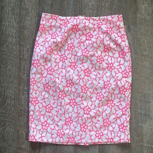 Lilly Pulitzer Lace Hyacinth Pencil Skirt